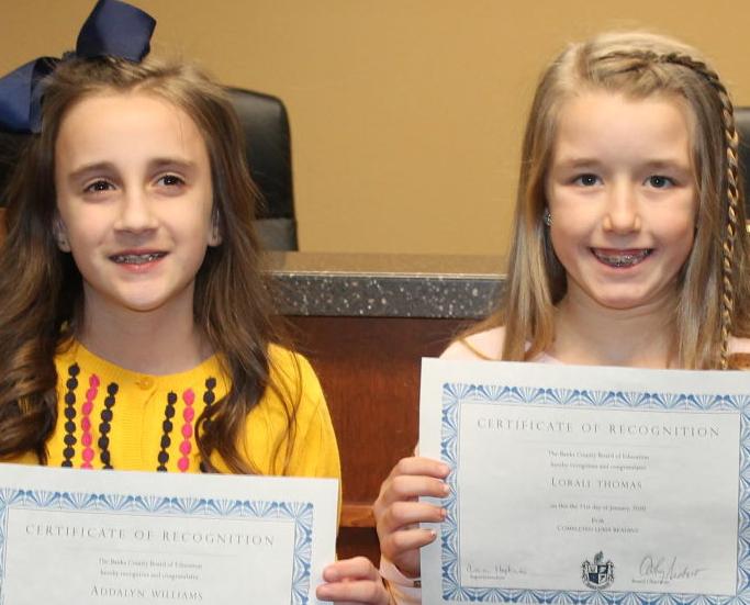 BCPS STUDENTS RECOGNIZED